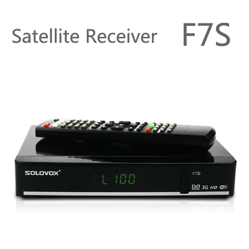 10 шт. оригинальный solovox f7s спутниковый ресивер Поддержка 2 USB Biss ключ YouPorn Ccamd Newcam 3G