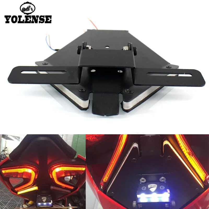  For DUCATI 899 959 1199 1299 Panigale Motorcycle Rear Tail Light Brake Turn Signals Integrated LED  - 32889589991