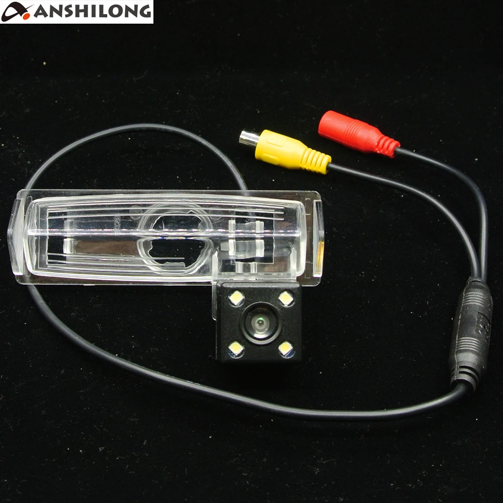 

ANSHILONG Car Rear View Reverse Camera with 4pcs LED for 08-13 Toyota Vios