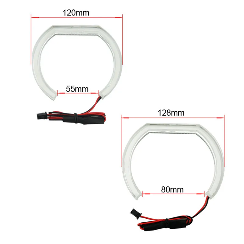 LED Ангельские Глазки Halo кольца 3D DTM LCI M4 стиль подходит для BMW 3 E90 E92 E93 F30 F31