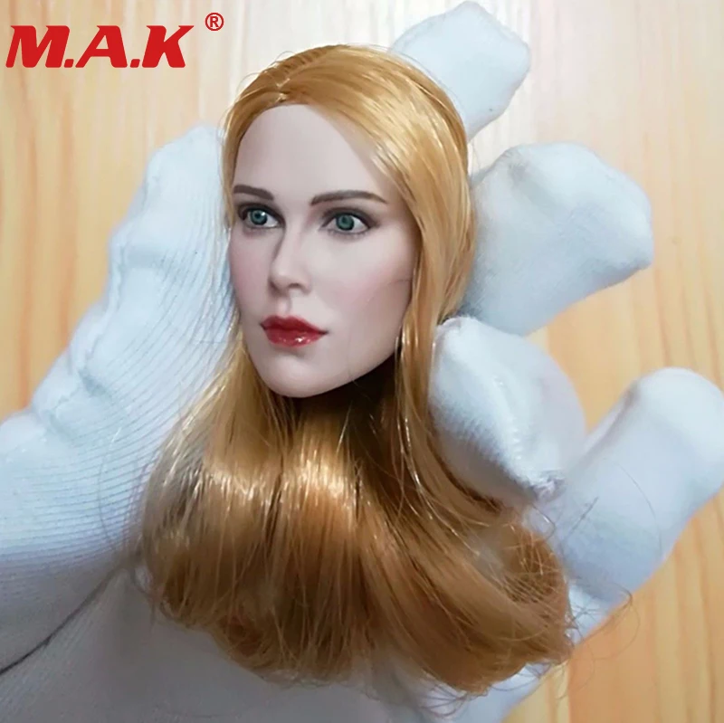1:6 весы красота Женские Маленькая девочка маленькая леди голову лепить W светлые