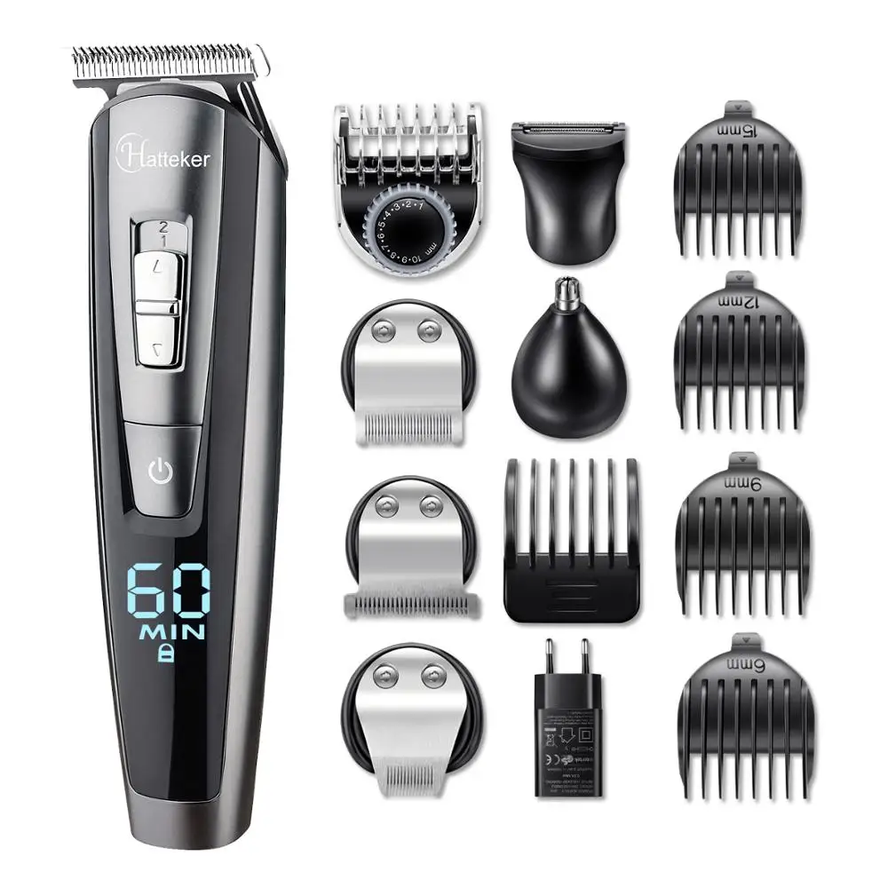 hatteker professional hair clipper cordless clippers hair trimmer