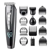 HATTEKER – tondeuse à cheveux professionnelle 5 en 1, appareil électrique pour couper les cheveux et la barbe pour hommes