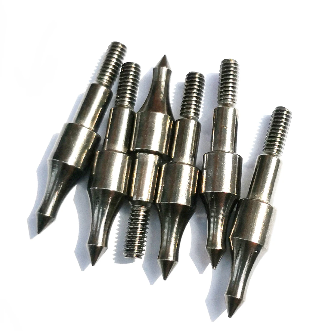 

3pcs Archery 100 grain Arrow Point Field Point OD7.6MM ID6.2MM Target Arrowhead Fiberglass Carbon Arrow Shooting Arrow Tip