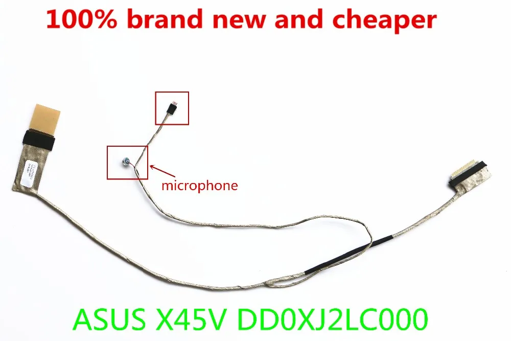 Новый ЖК-кабель DD0XJ2LC000 для ASUS X45 X45V X45VD 14005-00360100 LCD кабель LVDS | Компьютеры и офис