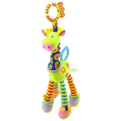 Детские подвесные прикроватной тумбочке погремушка прорезыватель жираф детские плюшевые игрушки куклы развивающие для малышей подарок