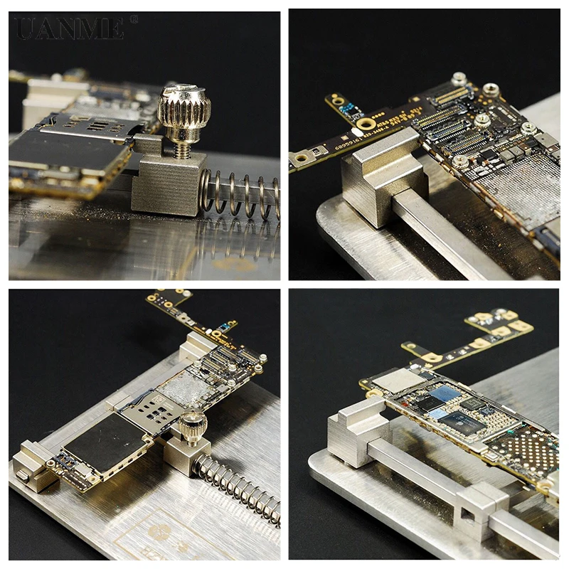 UANME логическая плата NAND чип зажимы для материнская плата держатель PCB для iPhone ремонтный инструмент с крышкой отпечатков пальцев открывающийся инструмент