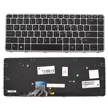 Keyboard for for H P Elitebook Folio 1040 G1 / 1040 G2 Laptop Silver Frame Backlight Keyboard for for H P Elitebook Folio 1040 G1 / 1040 G2 Laptop Silver Frame Backlight