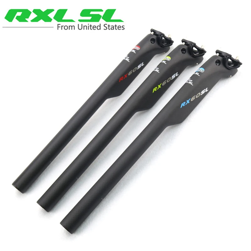 

RXL SL Road Bicycle Carbon Seatpost Black Seatposts Carbon Mtb 31.6/30.8/27.2mm 3K Matt Breaking Wind Mountain Seat Post