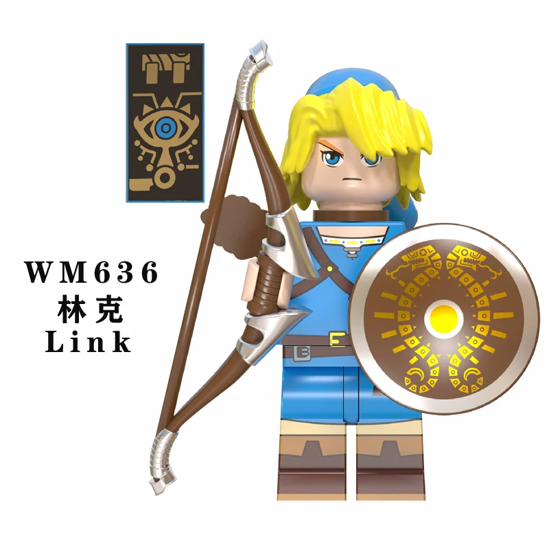 Zelda игра принцесса Zelda Link строительные блоки NinjagoINGLY куклы экшн модельные Фигурки игрушки для детей Подарки WM6053