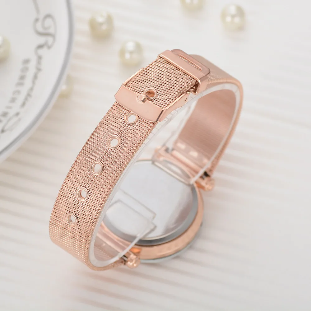 Fashionable Lvpai Women's Casual Quartz Mesh Belt Analog Wrist Watch Fashionable Lvpai Women's Casual Quartz Mesh Belt Analog Wrist Watch