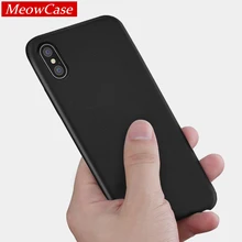 MeowCase phone cases For iPhone Leather cover X 6 6s 8 7 Plus Case coque high quality luxury cover for iPhone PU leather 6s case