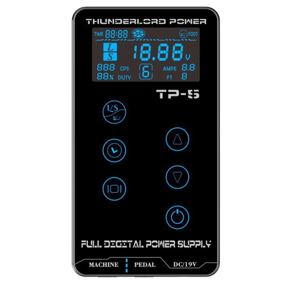 High quality Tattoo Power Supply HP-2 HURRICAN UPGRADE Touch Screen TP-5 Intelligent Digital LCD Makeup Dual Tattoo Power Supply