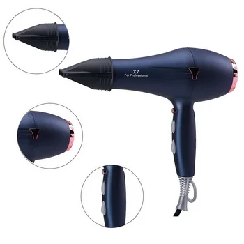 

New Salon Hair Dryer Negative Ionic Hair Blow Dryer High Performance Hair Dryer Heat Setting Hair Style Tools Hot Professional
