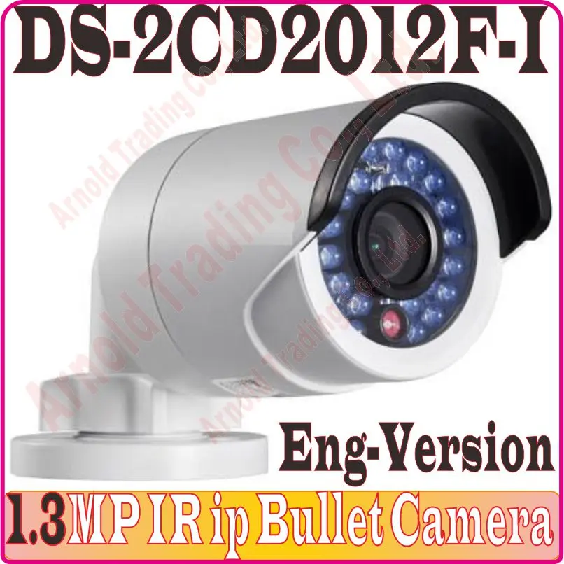 English Version Multi-Language DS-2CD2012F-I 1.3MP PoE Bullet IP Camera IR 30m IP66 Outdoor CCTV Prom- | Безопасность и защита