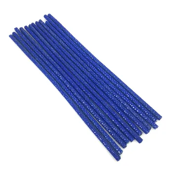 

Genuine Stingray Leather Cords For StingHD Bracelet Jewelry DIY Real skin Leather Rope 4mm/5mm/6mm Blue Stingray Cord Apporx20cm