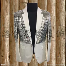 S-XXXL! Вечернее платье костюм Мужская хост бар Большие размеры певица костюмы этап одежда личности блейзеры костюм торжественное платье