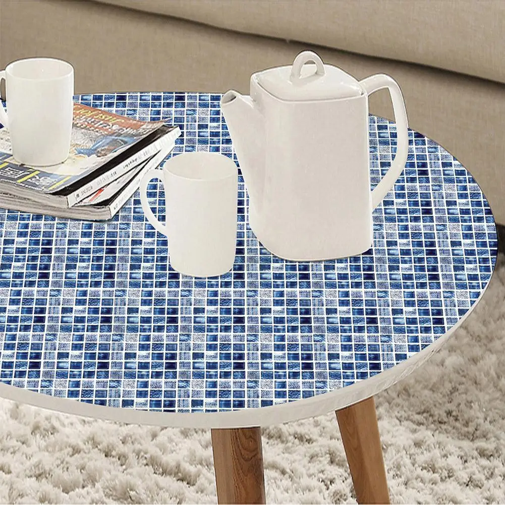 6pcs 3d three-dimensional mosaic tile stickers waterproof and oil-proof bathroom kitchen home self-adhesive wall stickers