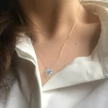 Новое ожерелье с подвеской-каплей прозрачная рыболовная леска ювелирное ожерелье цепочка ключицы невидимое женское ожерелье с подвеской