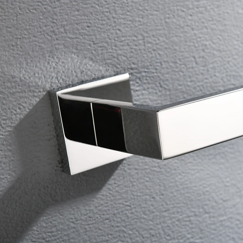 Billig Fapully Chrom Bad Zubehör 4 stücke Bad Sets 304 Edelstahl Handtuch Bar Papier Halter Haken Wand Aufhänger Hardware G118 4C