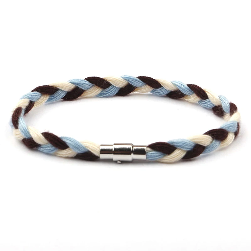 

NIUYITID Handmade Braided Bracelets For Women Magnet Buckle Trendy 2019 Rope Bracelet Jewelry Hand Accessories Armbandjes Dames