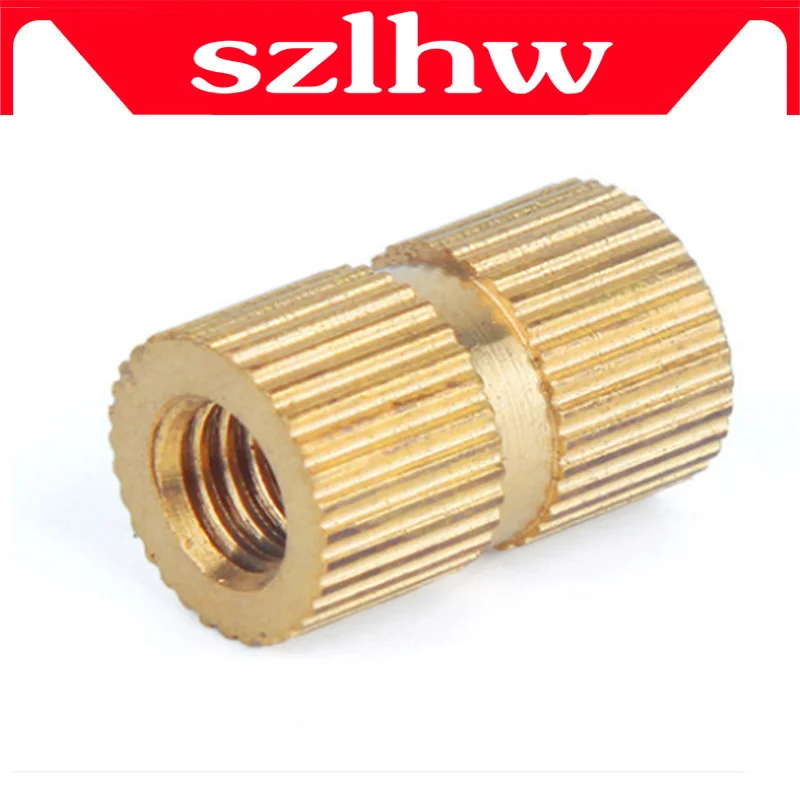 

500PCS m8x10x12 and 900CS M6X8X12 Injection molding machine nut B type single blind copper insert brass embedded copper