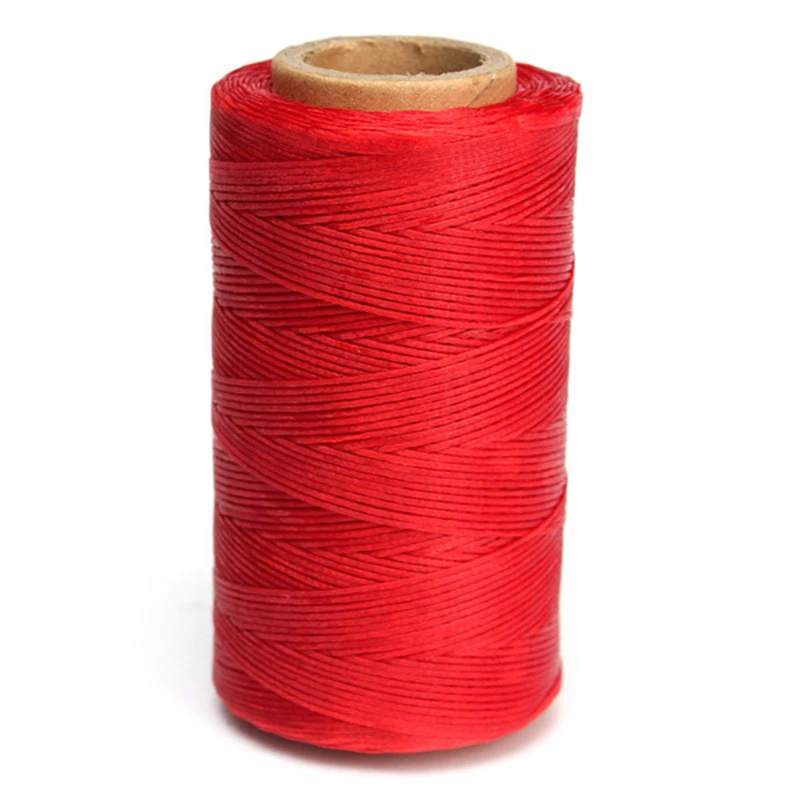 High Quality Durable 240 Meters 1mm 150D Leather Waxed Thread Cord for DIY Handicraft Tool Hand Stitching Thread