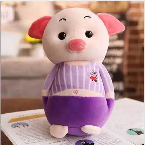 

WYZHY New Year Gift Pig Mascot Down Cotton Meng Pig Doll Plush Toy Home Decoration Send Friends Children Gifts 20CM