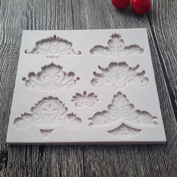 

Relief Lace Silicone Mold Fondant Mould Cake Decorating Tools Chocolate Gumpaste Molds, Sugarcraft, Kitchen Accessories