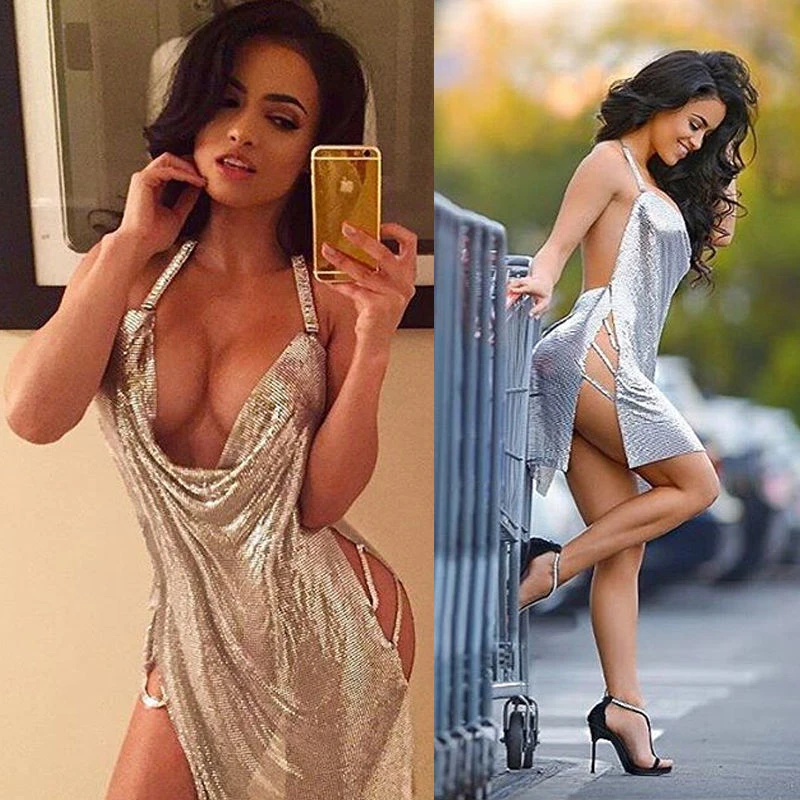 backless sequin dress uk