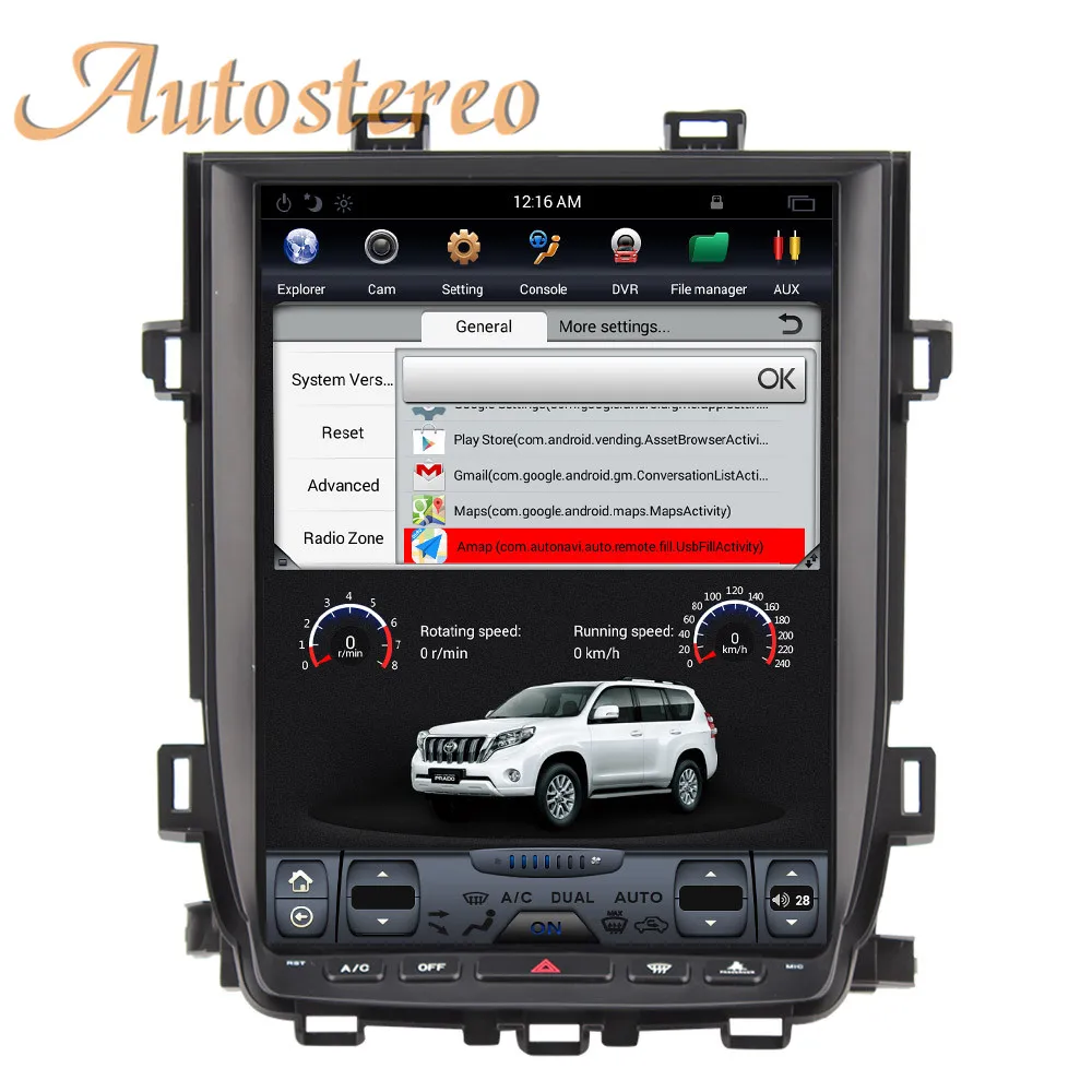 Perfect Android 7 Car GPS Navigation For Toyota Alphard 2007-13 headunit multimedia autoradio tape recorder no DVD player 2K Tesla style 5