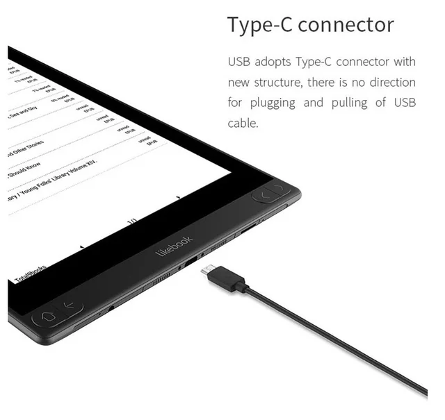 New Model e-Book BOYUE Likebook note 10.3 inch Ebook reader wifi/microphone Type C e Book e-Reader Touch Screen Backlight e-ink