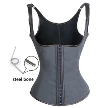 

5 Colors Women Tight Latex Corset Rubber Latex Waist Trainer Cincher Corset Vest Body Shaper Shapewear Waist Trainers L42635-4