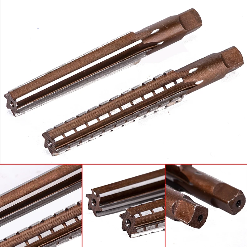2pcs New Hand Reamers Set MT2 Steel Morse Taper Hand Reamers Set For Milling Finishing Cutter Tool
