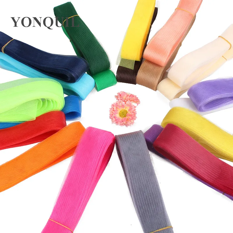 36ColorsSelect2356CMCrinolineHorsehairMaterialHairAccessoriesWomenFascinatorsCraft