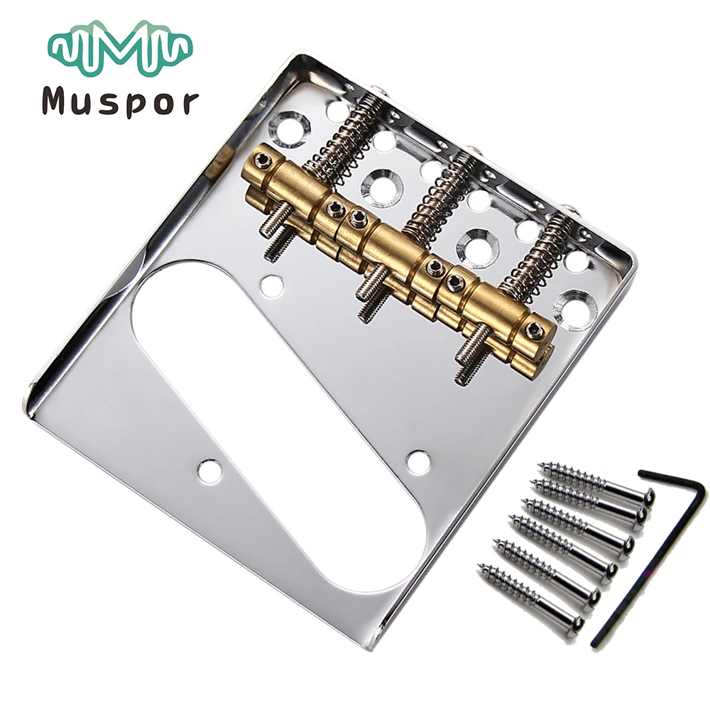 3 TL Седло Пепельница с винтами для электрогитары Fender Telecaster TELE|saddle bridge|ashtray bridgebridge
