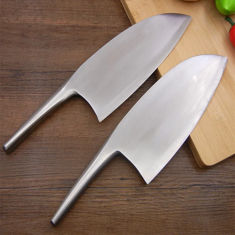  Round-head Small Cutter Hand-forged Integrated Western Kitchen Knife Cooking Knife Household Cuisin - 32959810017