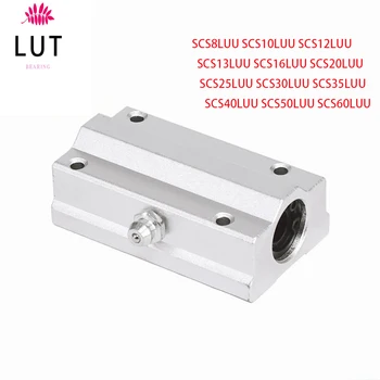 

1pcs SCS8LUU 8mm Linear Ball Bearing Block CNC Router SCS610LUU SCS12LUU SCS13LUU SCS16LUU for CNC 3D printer shafts Rod parts