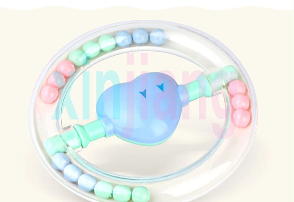 Детские погремушки, прорезыватели для зубов, игрушки для малышей, музыка, рукопожатие, колокольчик, Музыкальная погремушка, ручное встряхивание, колокольчик, кольцо для ума, игрушки для детей}