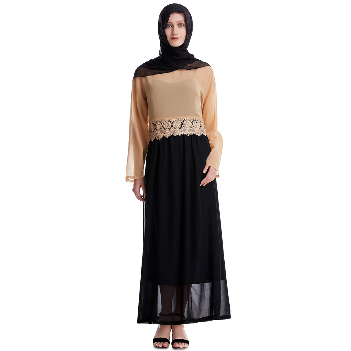 2019 новые элегантные модные стильные летние мусульманские женские комплекты больших размеров m-xxl