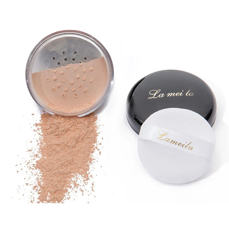 

Professional Face Contouring Loose Powder Makeup Oil-control 24h Cover Long Lasting Makeup Mineral Transparent Luxury Powder