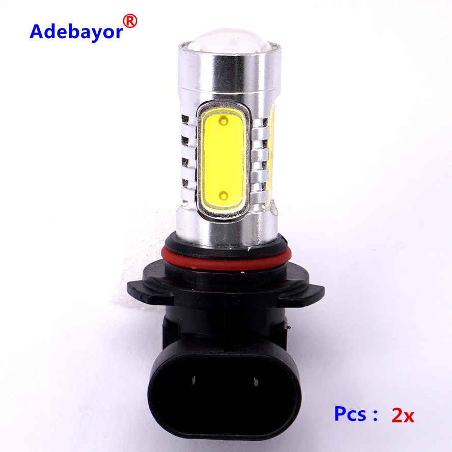 

2pcs 9006 LED HB4 auto Vehicles7.5W Lamp car Fog Head Bulb automobiles parkingTail Daytime Running Lights yellow White
