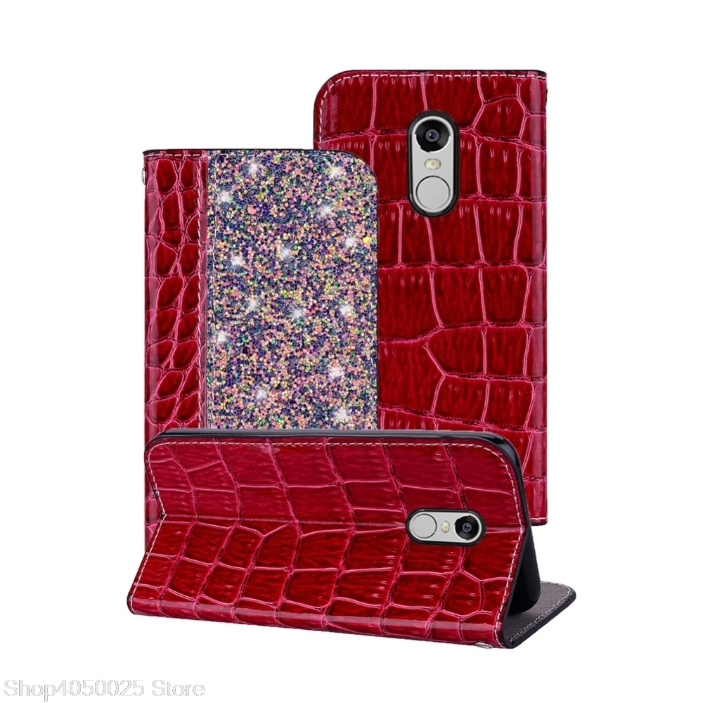 

Case for Xiaomi Redmi 5 Redmi5 Flip Crocodile pattern Stand Card Slot Leather Phone Cover for Xiaomi Red Mi Redmi 5 redmi5 Cases