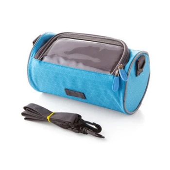 

Waterproof Bicycle Accessories Bicycle Handlebar Bag Bike Riding Touch Bag wirC-170116076A27 blue