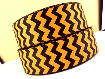 

1.5''(38mm) stripe printed ribbon Grosgrain ribbon wave,DIY handmade materials,wedding gift wrap,50Yc1583