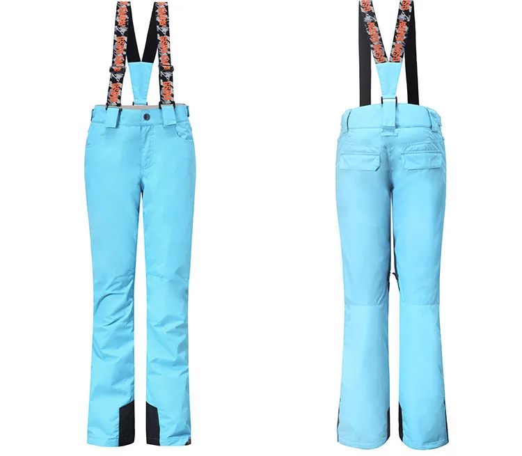 Gsou Snow/лыжи женские брюки уличная двойная плата брюки водонепроницаемые, ветрозащитные, дышащие, теплые