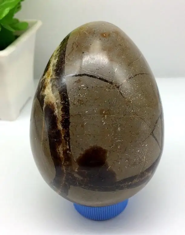 Высокое качество полированной Дракон septarian яйцо сфере кристалл