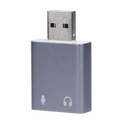 Внешний USB 2,0 для 3D виртуальный аудио адаптер Звуковая карта Futural цифровой Прямая доставка AUGG18