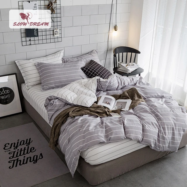 Best Offers SlowDream Home Textiles Bedding Set Simple Style Duvet Cover Flat Sheet Pillowcases 4PCS Bed Linens Man Geometry Quilt Cover Set Best Offers SlowDream Home Textiles Bedding Set Simple Style Duvet Cover Flat Sheet Pillowcases 4PCS Bed Linens Man Geometry Quilt Cover Set