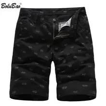 BOLUBAO для мужчин шорты для женщин мужской простой Прямые Вышивка хлопок шорты с большим количеством карманов